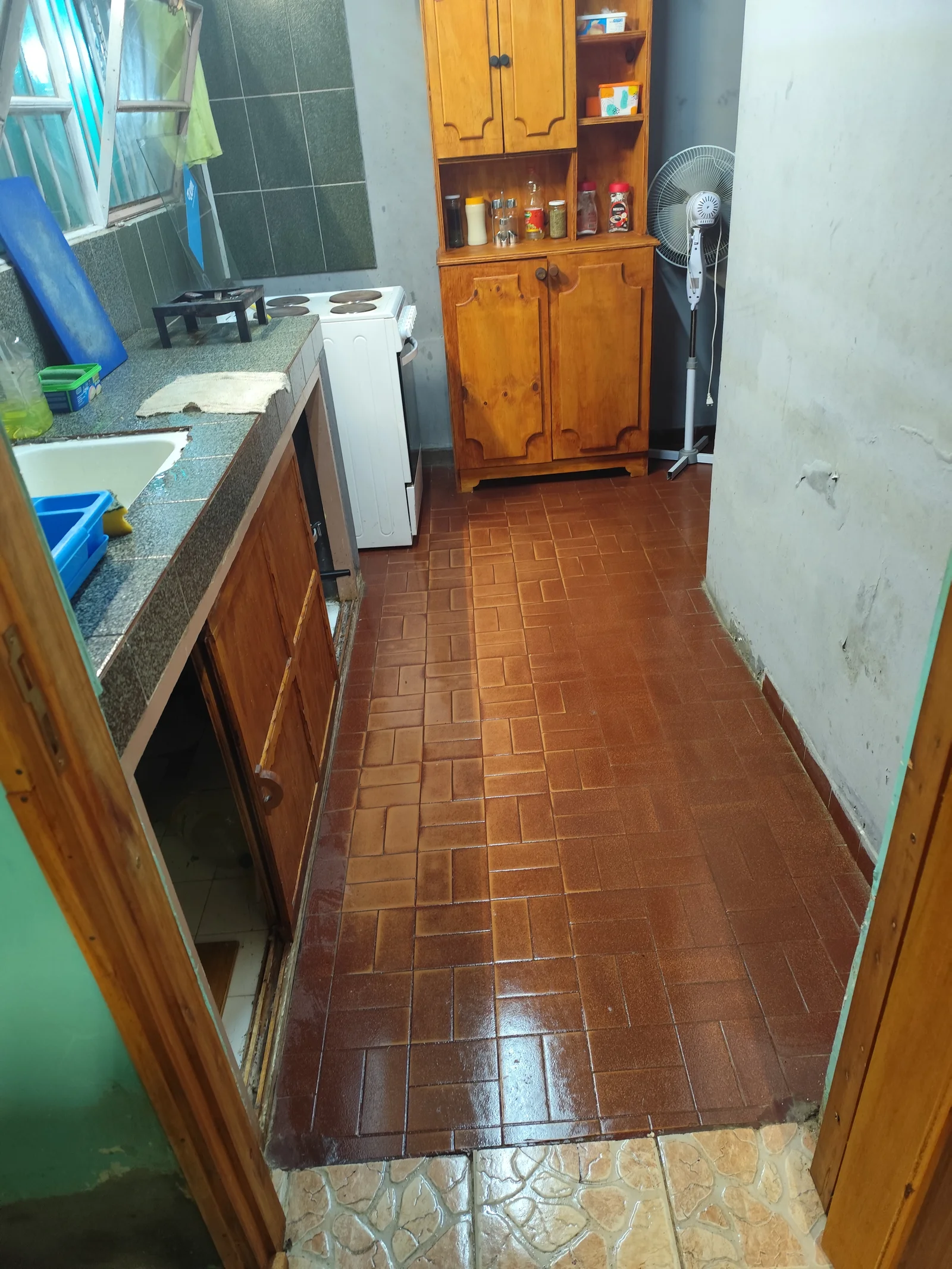 Cocina donde se elabora la alimentación del personal de Unidad 26 Tacuarembo INR